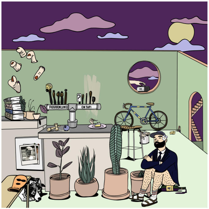 apropos obi, merch @Unge Obi february 24 50x50 S&N poster SOLD OUT